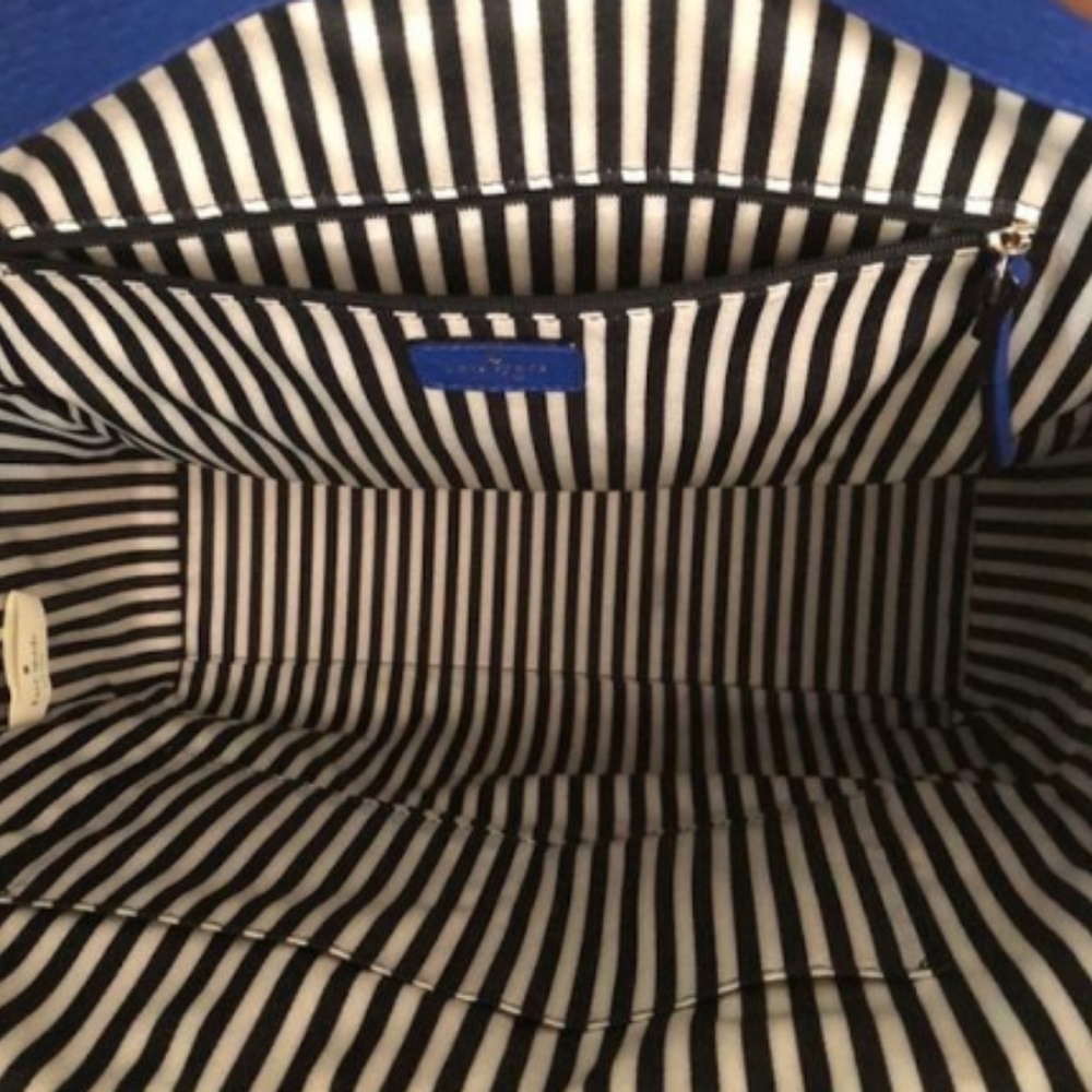 GORGEOUS Kate Spade Blue Leather Tote Bag! - Picture 2 of 8